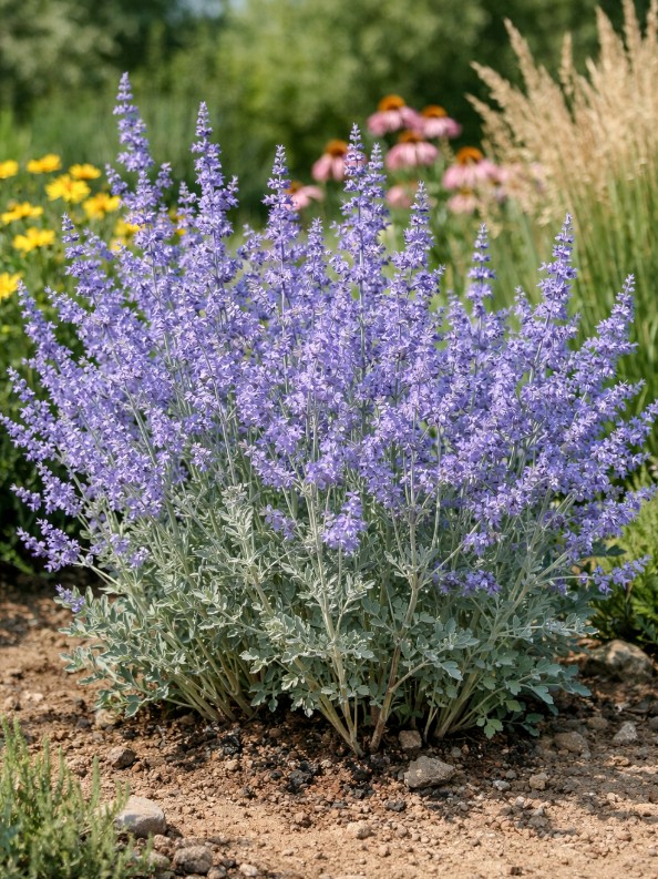 Russian Sage in a landscape setting